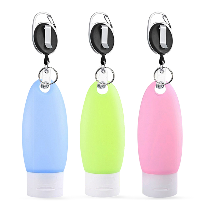 Hand Sanitizing Refillable Bottle with Retractable And Clip