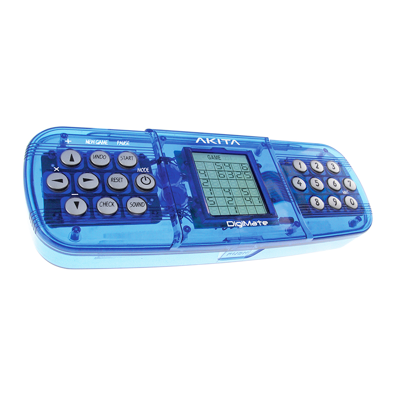 Children's Pencil Case and Game Station-In-One (blue)